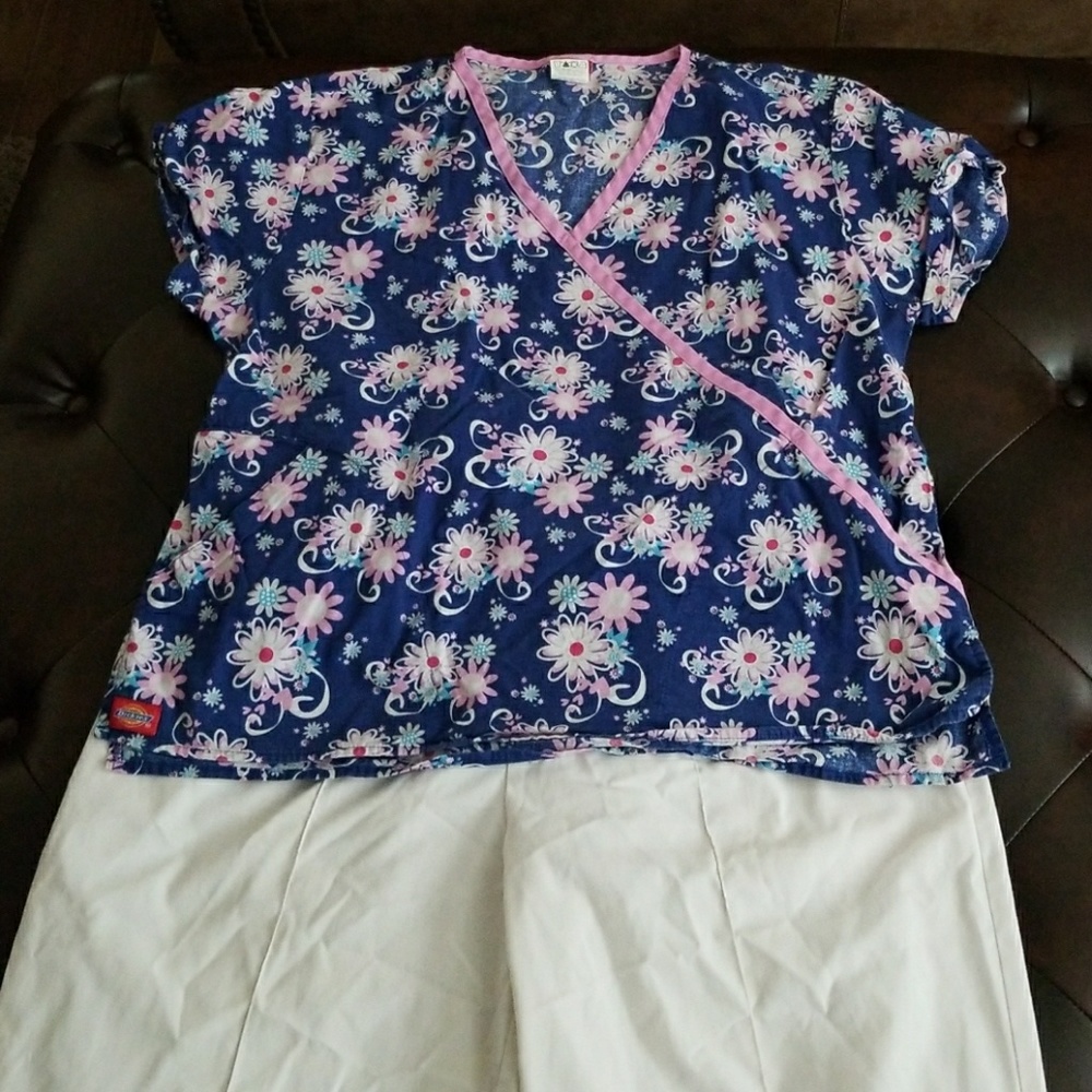 Dickies top Life uniform pants both large